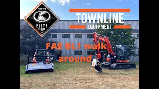 Kubota KX080 w FAE Forestry Mulcher Walk Around and Demo [upl. by Tifanie175]