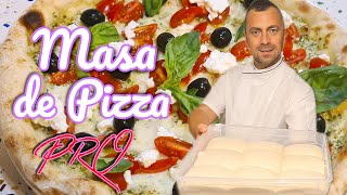 Masa de Pizza Profesional en tu Casa receta facil [upl. by Hindu]