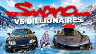 1000HP Supra terrorizing Billionaires Hypercarmeet in Switzerland [upl. by Karlis]