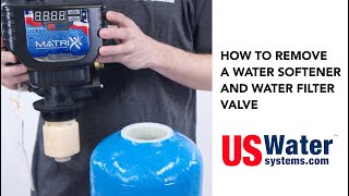 How To Remove A Water Softener Valve  DIY [upl. by Lishe]