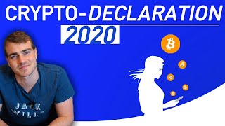 Crypto Déclaration fiscale 2020  Fiscalité les Bases [upl. by Pittel764]