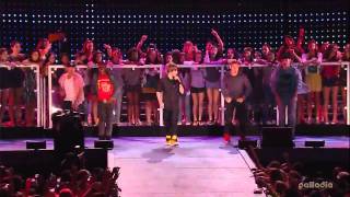 HD Justin Bieber  Baby live pepsi Super Bowl with lyrics cc [upl. by Frederiksen798]