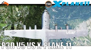 Prepar3D v5 vs XPlane 11 Vanilla No mods [upl. by Lumbard]