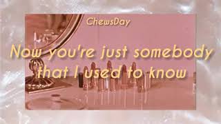 Gotye Somebody that I used to know ft Kimbra 1988 lyrics [upl. by Einon]