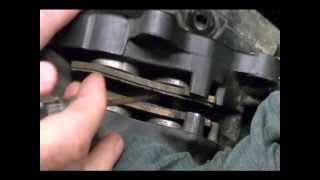 How to Replace the Brake Pads on a 2008 Harley Davidson Road Glide [upl. by Yebloc]