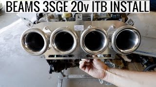 20v ITB Install on Beams 3SGE  RA24 Celica Project [upl. by Meraree929]