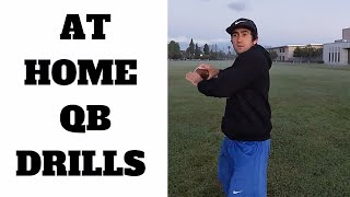 4 AT HOME QB Drills [upl. by Kozloski]