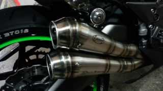 Kawasaki Z1000SX with Laser Exhaust [upl. by Kris310]