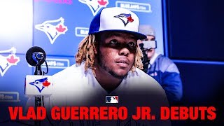 Vladimir Guerrero Jrs wild MLB Debut [upl. by Schlosser]