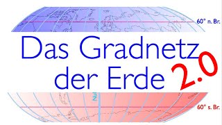 Das Gradnetz der Erde und die Koordinaten 20 [upl. by Salinas818]