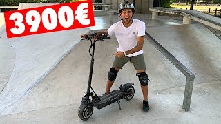 TROTTINETTE ÉLECTRIQUE À 3900€ VS SKATEPARK [upl. by Concoff]