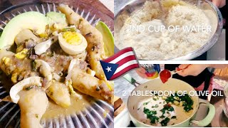 Boricua Style Arenque Con Guanimos Smoked Herring With Dumpling Step By Step [upl. by Enyawud]