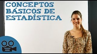 Conceptos básicos de Estadística [upl. by Shaine]