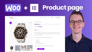 Woocommerce Product Page with Elementor Pro  How to build it yourself [upl. by Bendite]