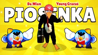 Da Mian ft Young Gracuś  quotPan P 🐧quot MYSZOJELEŃ Parodia ♫ Brawl Stars Piosenka ♫ [upl. by Klapp]