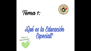 ¿Qué es la Educación Especial [upl. by Leirbaj307]