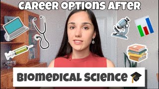 Career options after BIOMEDICAL SCIENCE DEGREE 🎓 [upl. by Helga]