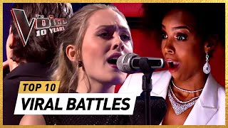 The MOST VIEWED BATTLES in 10 Years of The Voice [upl. by Raimes]