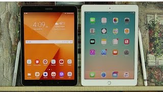 iPad Pro 97quot vs Samsung Galaxy Tab S3 Full Comparison [upl. by Aciretal131]