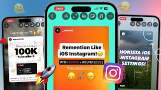 Honista V9 iOS Instagram Settings 🤩  Share Reels Like iPhone amp Remention Sound Fix  Layering Tool [upl. by Nirrac168]