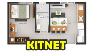 10 PROJETOS DE KITNET PARA BAIXAR GRÁTIS [upl. by Fechter131]