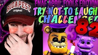 Vapor Reacts 1050  FNAF SFM FNAF TRY NOT TO LAUGH CHALLENGE 82 APRIL FOOLS EDITION [upl. by Bartolomeo]