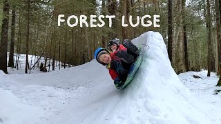 350ft Backyard Forest Luge [upl. by Germain]