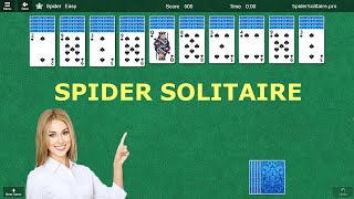 Spider Solitaire [upl. by Wonacott758]