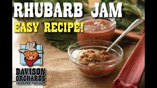 Family Recipes Rhubarb Jam [upl. by Jarad]