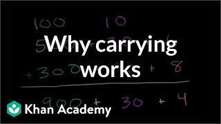 Adding why carrying works  Addition and subtraction  Arithmetic  Khan Academy [upl. by Redlac446]