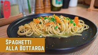 Spaghetti Alla Bottarga  Pasta Using Bottarga Cured Fish Roe Pasta [upl. by Docilla]