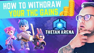 HOW TO WITHDRAW IN THETAN ARENA Right Away Step By Step Tutorial [upl. by Ecnerual]