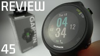 Garmin Forerunner 45 Review amp Unboxing  24 Hour Review [upl. by Findley]