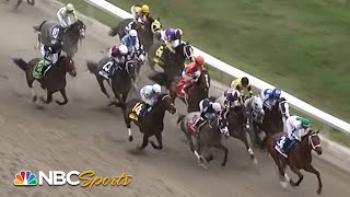 Louisiana Derby 2020 at spectatorless Fair Grounds FULL RACE  NBC Sports [upl. by Ednyl574]