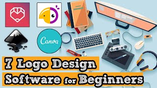 Best Logo design software for beginners [upl. by Terrene]