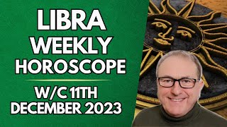 Libra Horoscope Weekly Astrology from 11th December 2023 [upl. by Ylsel828]