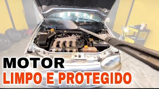 COMO LAVAR O MOTOR DO CARRO SEM ESTRAGAR APRENDA [upl. by Krischer]