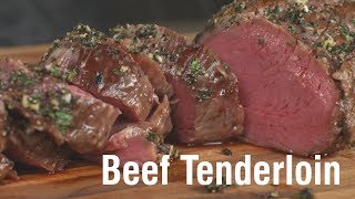 Simple Perfect Roast Beef Tenderloin [upl. by Annoyik]