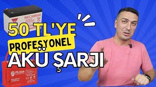 En Basit Profesyonel Akü Şarj Aleti Yapımı [upl. by Sennahoj]