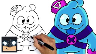 How To Draw Squeak  Brawl Stars [upl. by Boj]