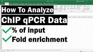 How To Analyze ChIP qPCR Data [upl. by Tiram179]