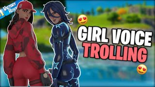 GIRL VOICE TROLLING THE THIRSTIEST GIRL EVER 🤤 [upl. by Ced]