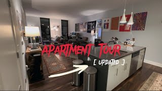 Modern Apartment Tour UPDATED  Downtown 1 Bedroom Bachelor Pad [upl. by Ahtan933]