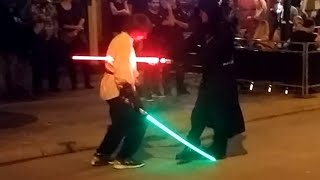 Lightsaber Duel in Middle of Street [upl. by Gregoire]