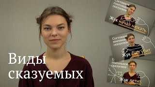 Типы сказуемых [upl. by Lednam]