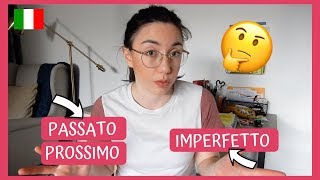 Italian Past Tenses Imperfetto and Passato Prossimo whats the difference ita audio [upl. by Matless]