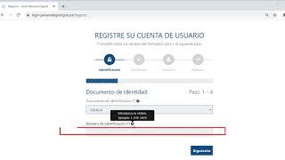 cómo registrarse en Panamá Digital [upl. by Enihpesoj667]