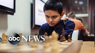 Meet the 12yearold chess prodigy who is worlds youngest grandmaster [upl. by Anenahs285]