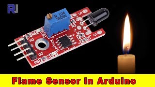 Flame Sensor for Arduino with code [upl. by Tarabar]