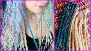 How To Make SE Synthetic Dreadlocks [upl. by Nerw]